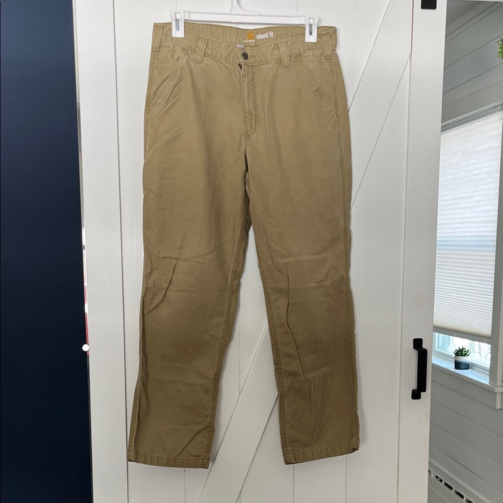 Carhartt Men's Khaki Chinos 34x32